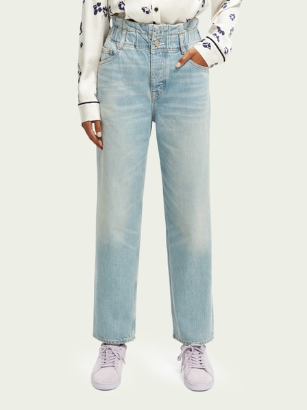 Scotch & Soda Blugi cu picior lat pentru femei, albastru deschis Scotch & Soda
