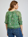 Orsay Bluză de damă verde cu model ORSAY