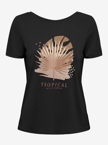 ONLY Tricou negru pentru femei ONLY Free