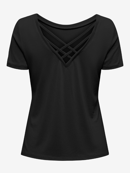ONLY Tricou negru pentru femei ONLY Free
