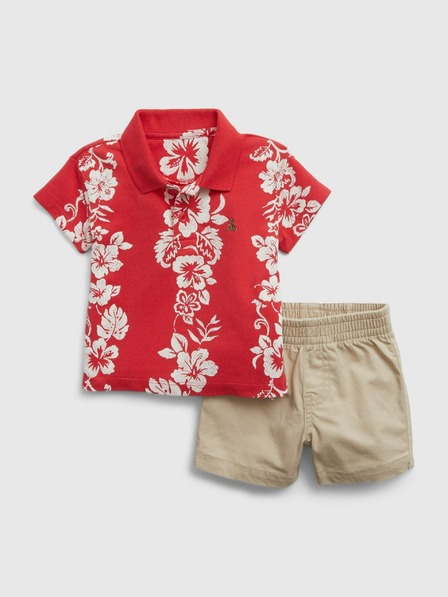GAP Baby pantaloni scurți outfit polo GAP