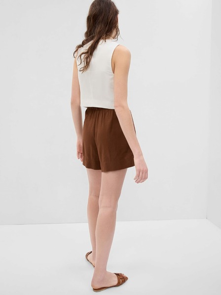 GAP Lână pantaloni scurți cu talie elastică GAP