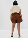 GAP Lână pantaloni scurți cu talie elastică GAP