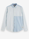 Scotch & Soda Cămașă în dungi albastră și albă Scotch & Soda pentru bărbați
