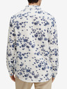 Scotch & Soda Cămașă alb cu flori Scotch & Soda pentru bărbați