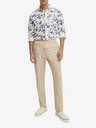 Scotch & Soda Cămașă alb cu flori Scotch & Soda pentru bărbați