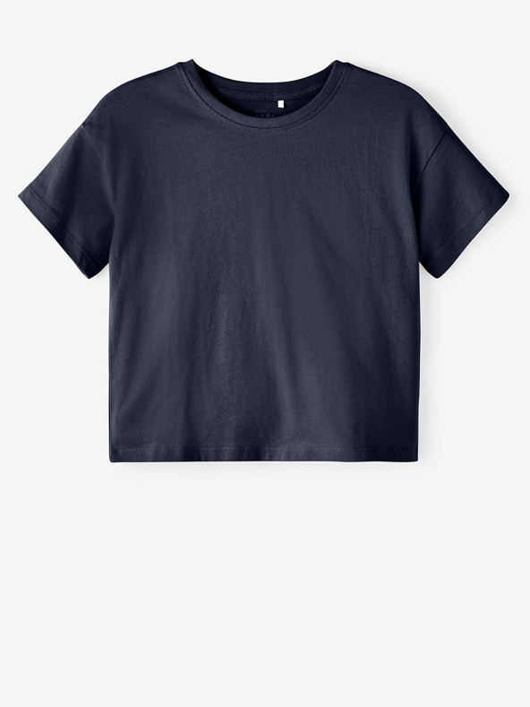 name it Tricou de bază albastru închis pentru fete name it Vita
