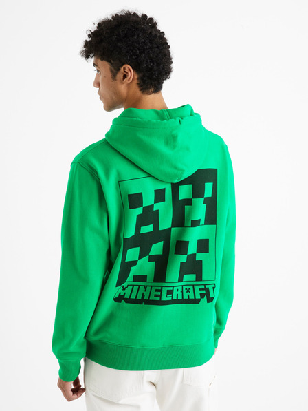 Celio Tricou verde Celio Minecraft pentru bărbați