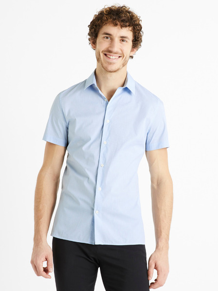 Celio Cămașă albastru deschis pentru bărbați Celio Masantal2c