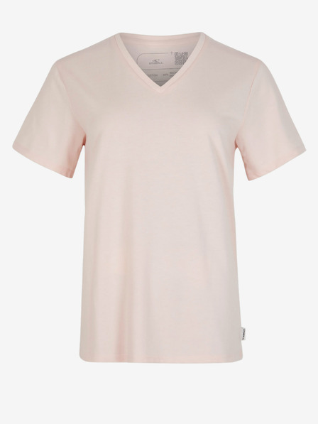 O'Neill Tricou basic cu gât în V pentru femei bej O'Neill ESSENTIALS V-NECK T-SHIRT