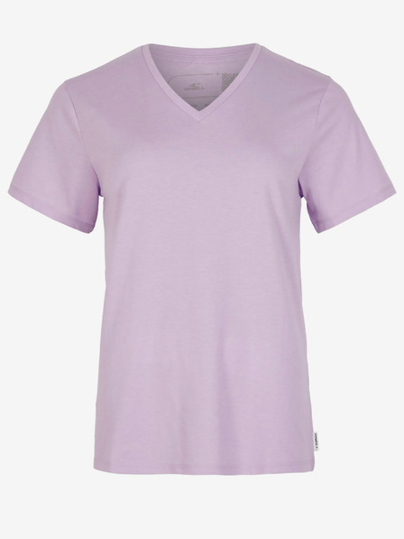 O'Neill Tricou basic cu gât în V pentru femei, violet deschis O'Neill ESSENTIALS V-NECK T-SHIRT