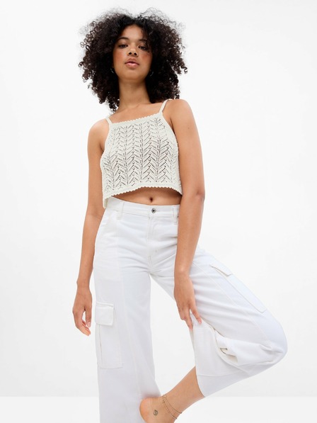 GAP Top croșetat crop GAP
