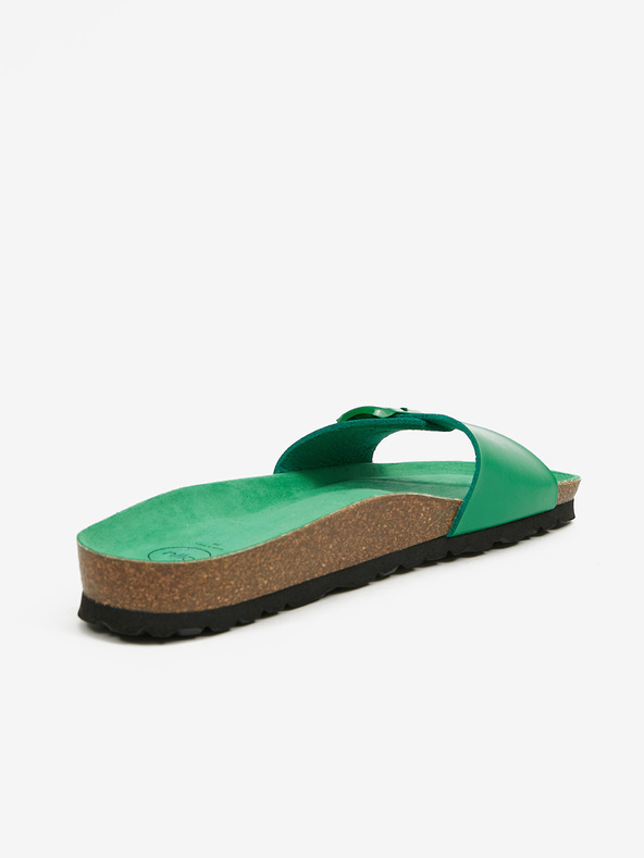 Ojju Papuci de damă verzi OJJU