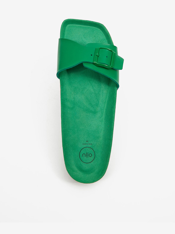 Ojju Papuci de damă verzi OJJU