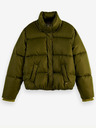 Scotch & Soda Jachetă matlasată verde pentru femei Scotch & Soda