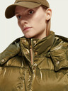Scotch & Soda Jachetă matlasată verde pentru femei Scotch & Soda