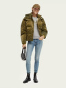 Scotch & Soda Jachetă matlasată verde pentru femei Scotch & Soda