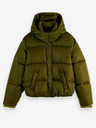 Scotch & Soda Jachetă matlasată verde pentru femei Scotch & Soda