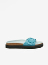 Ojju Papuci de damă turcoaz cu platformă din piele OJJU