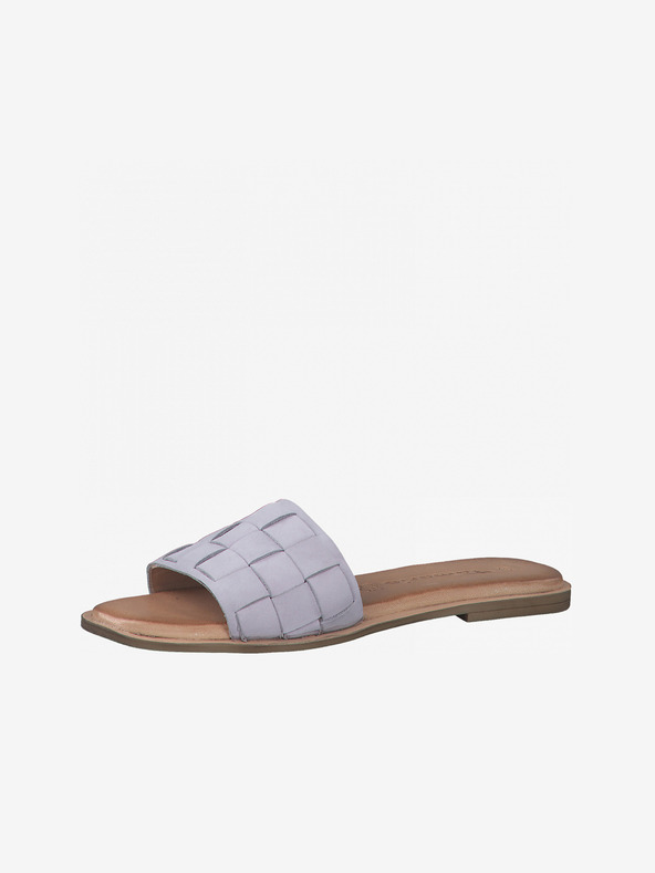 Tamaris Papuci din piele mov deschis Tamaris