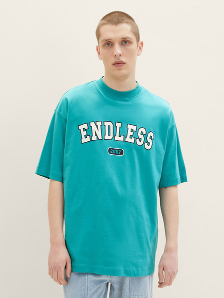 Tom Tailor Denim Tricou turcoaz pentru bărbați Tom Tailor Denim