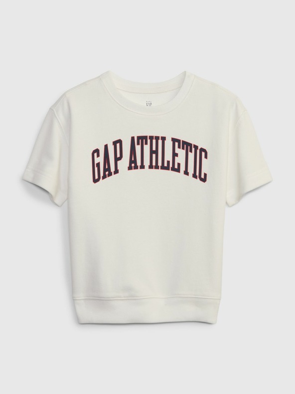 GAP Baby hanorac cu mânecă scurtă GAP Athletic