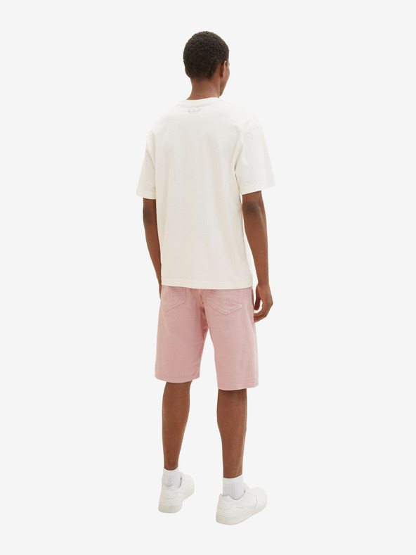 Tom Tailor Pantaloni scurți din denim roz deschis pentru bărbați Tom Tailor