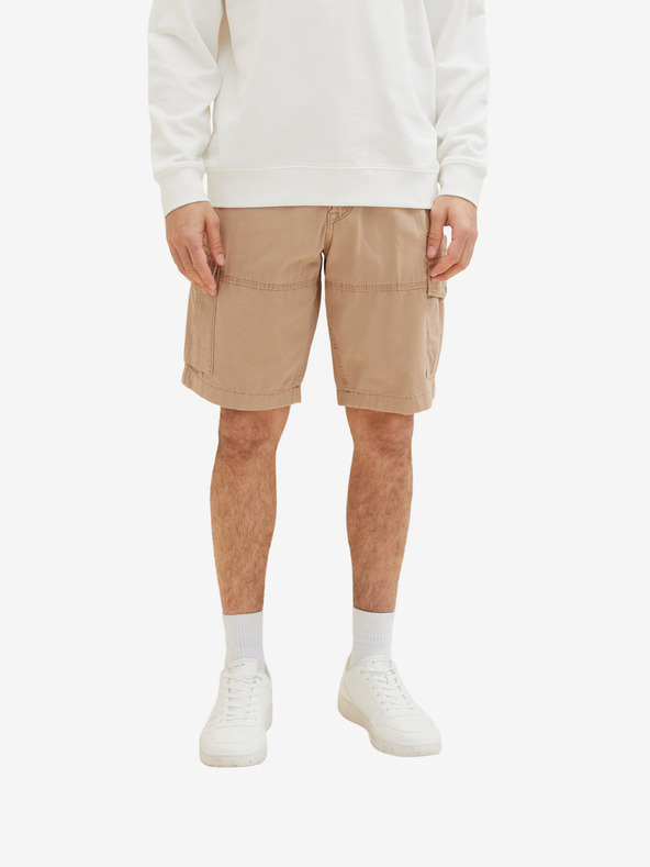 Tom Tailor Pantaloni scurți cu buzunare de culoare maro deschis pentru bărbați Tom Tailor