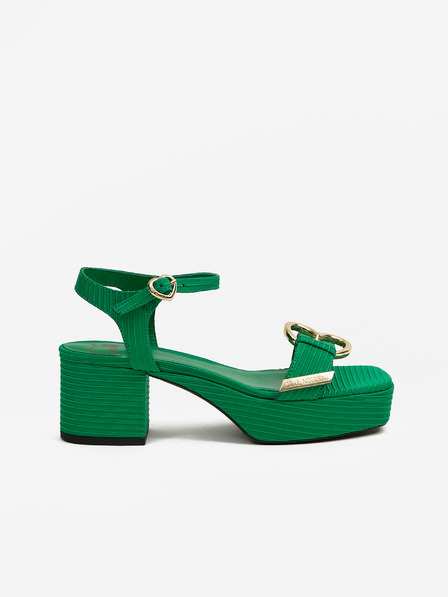 Love Moschino Sandale verzi pentru femei Love Moschino