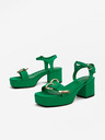 Love Moschino Sandale verzi pentru femei Love Moschino