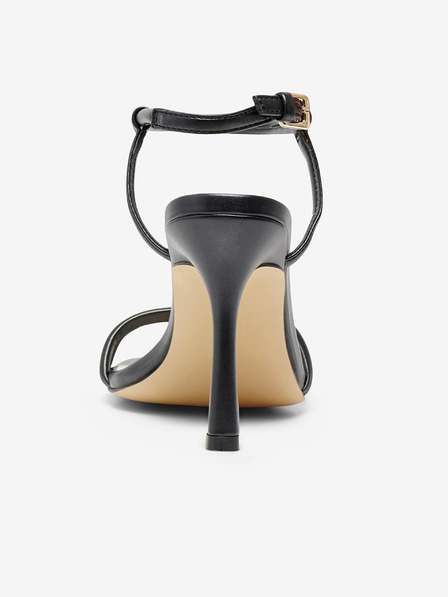 ONLY Sandale negre cu toc pentru femei ONLY Alyx