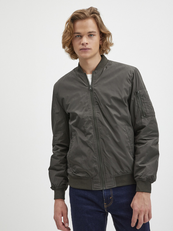 ONLY & SONS Bomber ONLY & SONS Joshua verde închis pentru bărbați