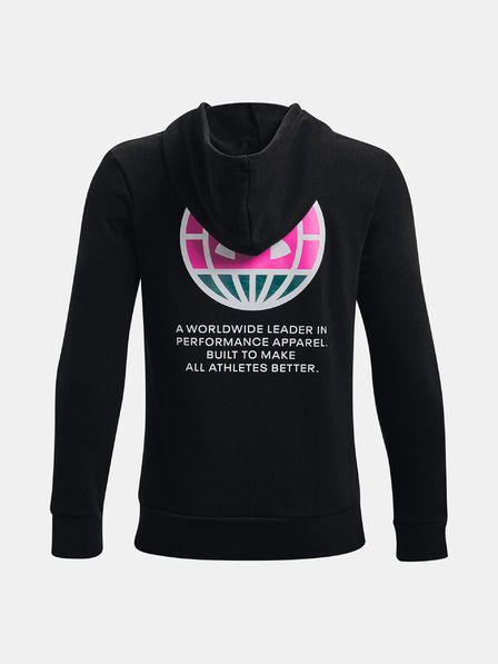 Under Armour Pulover băiat Under Armour UA Rival Fleece ANAML Hoodie
