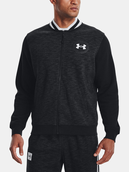Under Armour Pulover bărbătesc Under Armour UA Essential Heritage Flc FZ