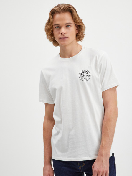 O'Neill Tricou alb O'Neill Circle Surfer pentru bărbați