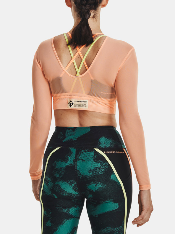 Under Armour Tricou femei Under Armour Pjt Rock Sheer Mesh LS