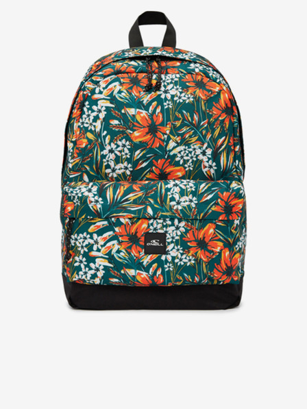 O'Neill Rucsac floral portocaliu și verde pentru femei O'Neill Coastline