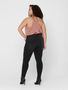 ONLY CARMAKOMA Blugi skinny fit negri ONLY CARMAKOMA Willy