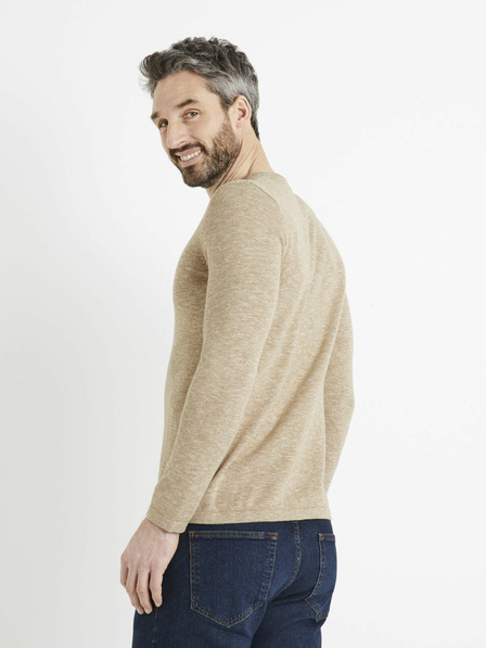 Celio Pulover bej pentru bărbați Celio Delano