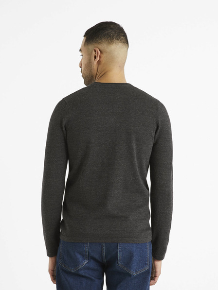 Celio Pulover negru pentru bărbați Celio Delano