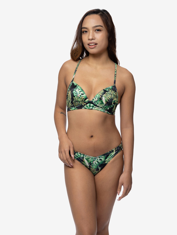 DORINA Bikini cu model negru și verde pentru femei DORINA Kano