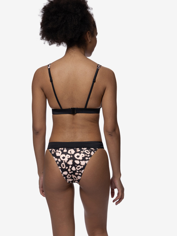 DORINA Top bikini cu model roz și negru pentru femei DORINA Lagos