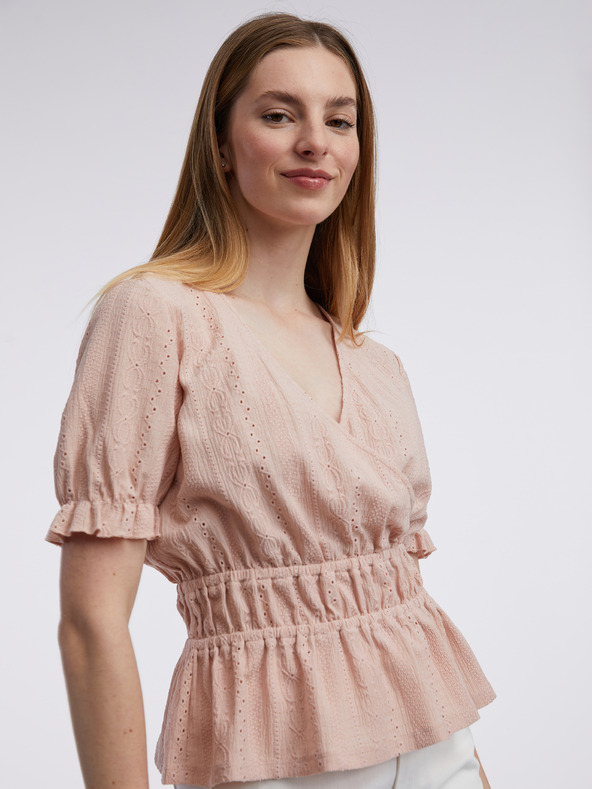 Orsay Bluză cu model roz deschis pentru femei ORSAY