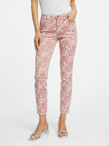 Orsay Blugi slim fit cu model pentru femei roz ORSAY