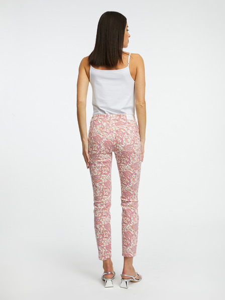 Orsay Blugi slim fit cu model pentru femei roz ORSAY