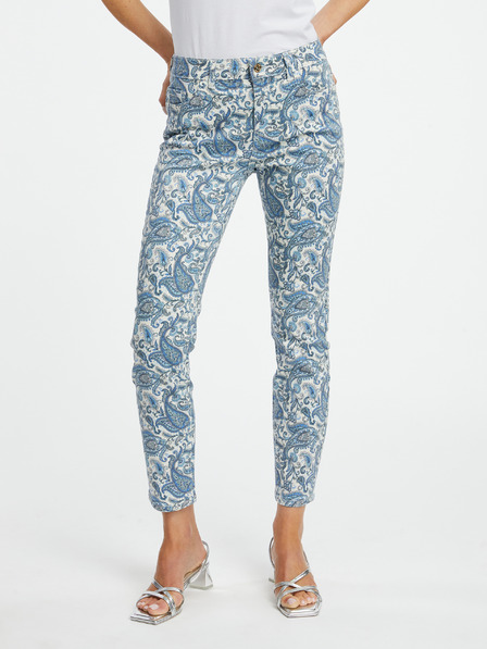 Orsay Pantaloni slim fit cu model albastru pentru femei ORSAY