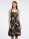 Orsay Rochie florală de damă neagră ORSAY