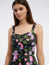 Orsay Rochie florală de damă neagră ORSAY