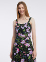 Orsay Rochie florală de damă neagră ORSAY