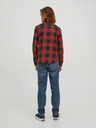 Jack & Jones Cămașă în carouri neagră și roșie Jack & Jones Gingham pentru băieți